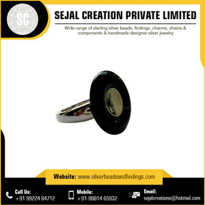 Anillo de plata al por mayor de La India con ajuste de barra para boda, fiesta de compromiso o aniversario - Product Image 5