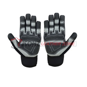 Guantes de Trabajo Mecánicos Negros Anti-Impacto, Guantes Mecánicos para Trabajo en Campos Petroleros y Multiusos - Product Image 2