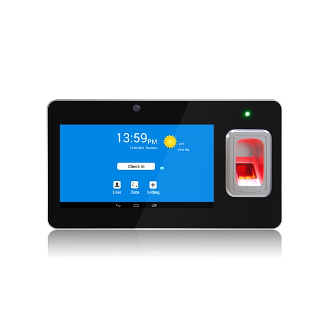 Wireless WIFI GPS Android Portable Biometric Fingerprint Terminal Time Attendance with Battery