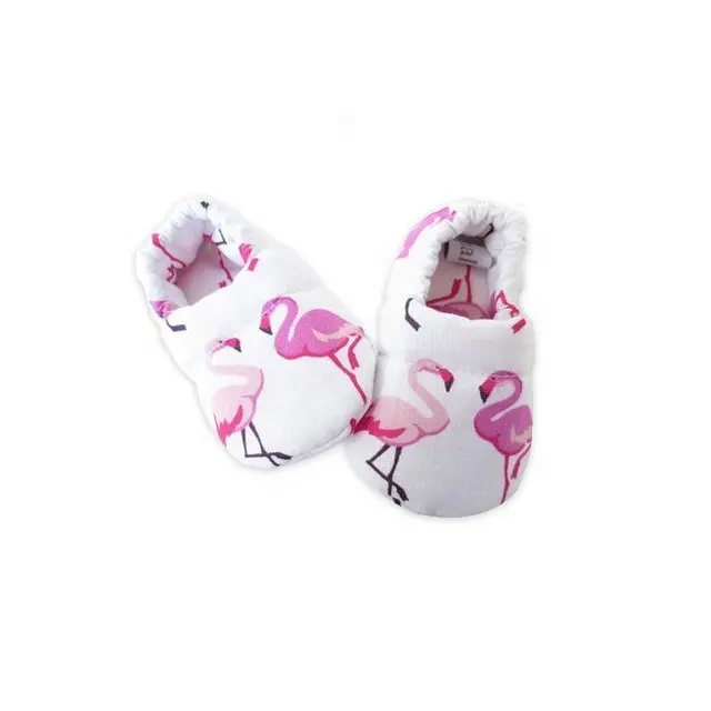 GOTS Certified Newborn Baby Booties from India - Newborn Slippers New Fashion Cotton Baby Booties