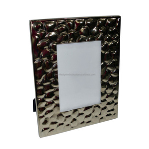 Mirrorored Steel Metal Photo <b>Frame</b> Custom Creative Bamboo Leaf Photo <b>Frame</b> Light Luxury Personality Stage <b>6</b> Inch 7 Inch - Product Image 1