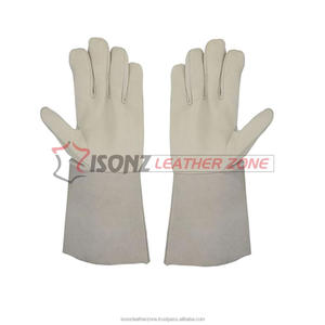 Guantes Industriales de Piel de Cabra, Guantes de Soldadura Personalizados, Anti-Impacto, Antideslizantes, Resistentes al Fuego y al Agua, Venta al Por Mayor, para Barbacoa y Soldadura TIG - Product Image 3