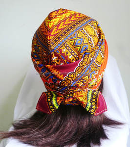 ผ้าพันคอพิมพ์ลายแอฟริกัน ผ้าดาชิกิ ผ้าโพกศีรษะแบบดั้งเดิม ผ้าแอนการา ผ้าพันคอแว็กซ์ ผ้าโพกศีรษะ ที่คาดผม ผ้าดาชิกิ แฟชั่นสำหรับผู้หญิง - Product Image 5