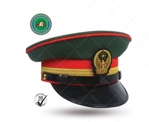 Customized Badge Navy Peak Caps Premium Quality Headgear Factory Made Peaked <b>Hat</b> Adjustable Stylish <b>Sailor</b> Ceremonial Cap - Product Image 1