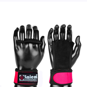 Poignées de gymnastique en cuir de vachette unisexe personnalisables avec logo respirant Cross Training Pull-ups Bodybuilding Fitness Safety - Product Image 1