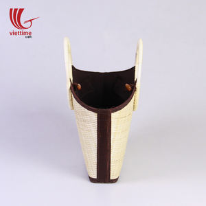 Bolso tejido de bambú para mujer, hecho a mano, de verano - Product Image 3