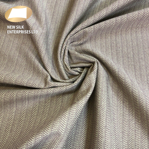 สัมผัสนุ่มก้างปลาลายโพลีเอสเตอร์ผ้า Jacquard สำหรับเสื้อยืด - Product Image 4