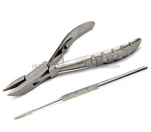 Pinces à ongles concaves robustes avec coupe-ongles à ressort pour doigts - Product Image 1