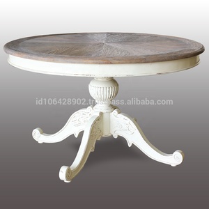 Antique Rustic Finished Solid Mahogany Wood <b>Dining</b> <b>Table</b> <b>Chairs</b> Set <b>Foldable</b> Modern Design Adjustable <b>Dining</b> Room House - Product Image 2