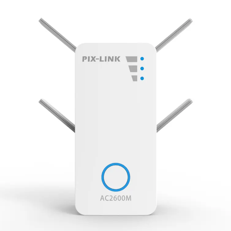 Pix Link Hoge Kwaliteit 2600Mbps Ac Dual Band Draadloze Signaal Wifi Repeater Booster Extender Router Voor Thuisgebruik