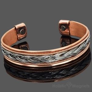 Brazalete magnético de cobre Royal Artisans-Diseño clásico de salud unisex - Product Image 6