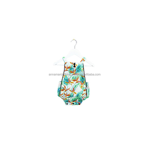 FBA Manufacturer Customized Design Organic Cotton Hooded Baby Romper With CPSC Certificate - Product Image 1