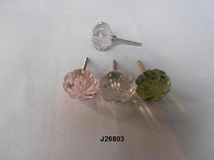 Poignées de meuble très vendues, bouton en verre avec base en laiton, disponible dans toutes les couleurs, poignées pour tiroirs, décoration de la maison, du bureau et de la cuisine - Product Image 4