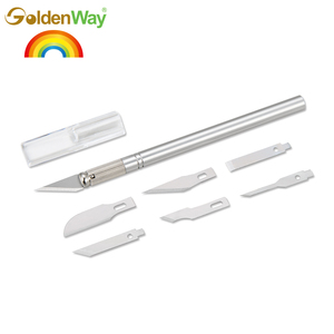 ใบมีดแบบถอดเปลี่ยนได้,ใบมีดตัดโลหะสำหรับงานอดิเรกงานฝีมือจำนวน6ใบ - Product Image 4