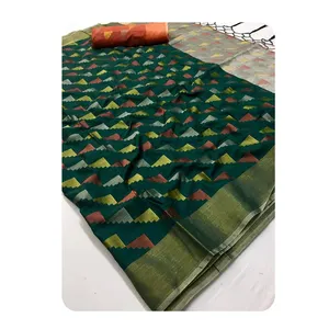 Sari di seta morbida da donna di eccellente qualità per le donne pronti per l'esportazione di quantità all'ingrosso
