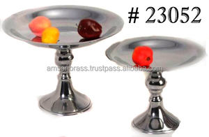 Soporte para Tartas Fabricante Borde superior Decorativo Gris Acabado Metal Soporte para Tartas Centro de mesa Soporte para tartas de un solo nivel - Product Image 4