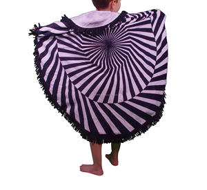 ผ้าขนหนูชายหาดทรงกลมสำหรับเด็กขนาด100ซม. เส้นผ่านศูนย์กลางซม. ผลิตจากไก่งวง - Product Image 2