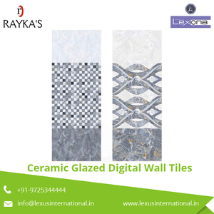 Azulejos de pared esmaltados digitales de diseño moderno, azulejos de porcelana esmaltada completamente baratos, suministro al por mayor del proveedor - Product Image 3