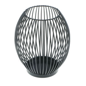 Black Wire Candle <b>Lantern</b> Pillar Holder <b>Hurricane</b> <b>Lantern</b> - Product Image 1