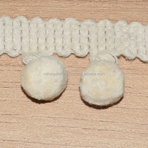 Best pom pom <b>fringe</b> Soft Tassel <b>Fringe</b> at Wholesale Price - Product Image 1