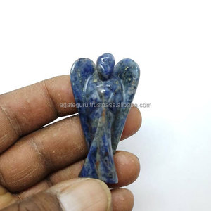 Ange de poche de guérison en cristal Lapis Lazuli - Product Image 1