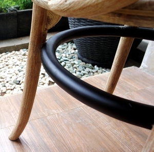 Meubles indonésiens Loft en teck chaise de salle à manger meubles fabriqués à partir de bois de teck de la meilleure qualité peut faire personnalisé en gros - Product Image 5