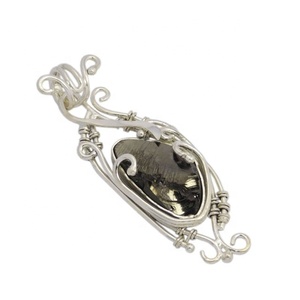 Eminent Genuine Silicon Gemstone Pendant Beautiful Fashion Handcrafted Silver Fine Jewelry Colgantes & Charms Proveedor - Product Image 1