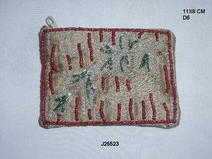 Porte-monnaie de forme rectangulaire fait à la main, 1 pièce, avec broderie - Product Image 3