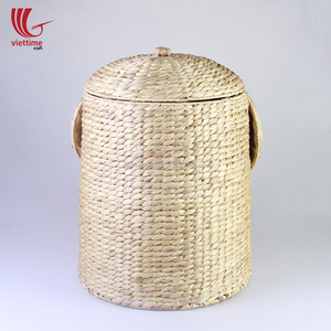Adorable Elephant Shaped Water Hyacinth Laundry Bin <b>Rattan</b> <b>Storage</b> <b>Basket</b> Wholesale - Product Image 6