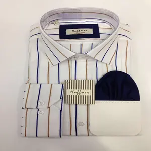 最新设计男士商务衬衫梭织衬衫顶部定制设计的礼服衬衫