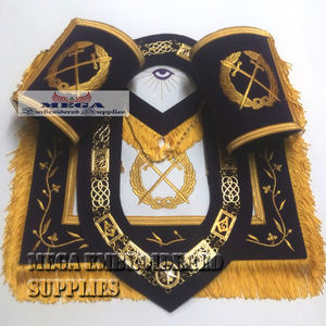 Tabliers de Regalia d'officier de la Grande Loge maçonnique - Product Image 3