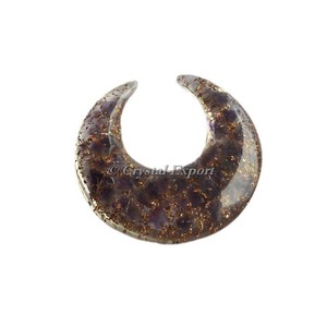 Amethyst Orgone Moon Shape Cab - Product Image 1