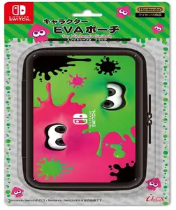 Nintendo Switch EVA Character Pouch splatton黒