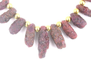 อัญมณีทับทิมสีแดงกะรัต410หยาบตามธรรมชาติตัดด้านบนตามธรรมชาติไม่ผ่านการบำบัดเจาะเครื่องประดับทำดิบโดยไม่ผ่านการบำบัด - Product Image 4