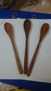 Vietnam 100%, cuchara de madera de concha ecológica, artesanía pulida para uso doméstico, decoración de artesanías naturales - Product Image 2