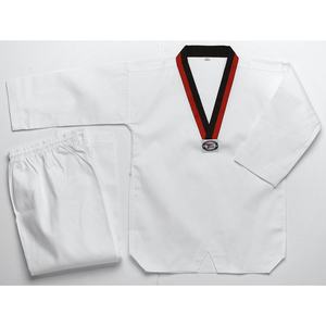 Uniforme de artes marciales blancas con logotipo personalizado de alta calidad para Karate y Taekwondo - Product Image 1