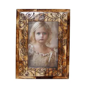 Hoge Kwaliteit Decoratieve Houten Fotolijst Muur Galerij 3 Kleuren Mdf Foto Frame Souvenir Bruiloft Resinz