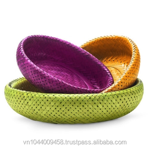 Colorido cesta de Bambú - Product Image 1