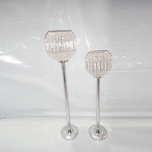 <b>Tall</b> Gold 4 Arms Candelabra with Flower Plate in Aluminium <b>Candle</b> Stand <b>Candle</b> Holder From India - Product Image 5