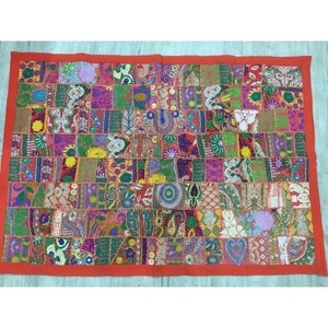 ผ้าปักลายวินเทจสมัยใหม่สำหรับตกแต่งผนัง แขวนผนัง หรือใช้เป็นพรม สำหรับเทศกาลอีสเตอร์ ดีวาลี งานแต่งงาน วันเกิด วันครบรอบ เหมาะสำหรับพื้นที่ขนาดเล็ก - Product Image 5