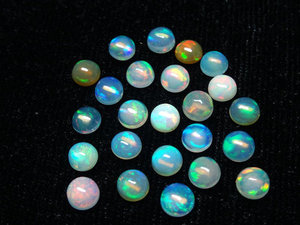Ztech — Cabochon rond en opale naturelle, pierres semi-précieuses, vente en gros - Product Image 2