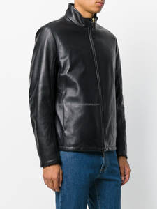 Chaqueta de cuero puro para hombre, estilo Simple personalizado, Original - Product Image 4