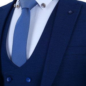 Nouveau produit 3 pièces Nouveau Design Costume Mariage et Business Elite Style Hommes Costume Haute Qualité Viscose Polyester - Product Image 6