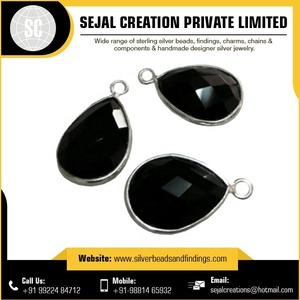 Bezel Gemstone Boucles d'oreilles Connecteurs Bijoux et composants - Product Image 5