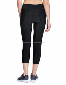 Shemax 2023 Top qualité vente chaude personnalisé en gros femmes 3D rembourré 3/4 cyclisme collants de Compression large ceinture UPF 50 + - Product Image 3