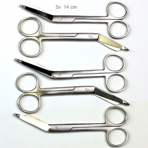 Tijeras de vendaje Médico Quirúrgico Enfermería Primeros auxilios Calidad alemana Acero inoxidable quirúrgico libre de óxido ISO CE Aprobado Personalizado - Product Image 6