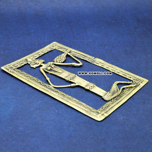 Incroyable murale 3D Dhokra Jali murale murale encadrée sur mesure pour une décoration intérieure unique, un art ethnique et une décoration intérieure élégante - Product Image 2