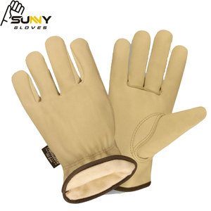ถุงมือขับหนังวัว/ถุงมือขับขนแกะ/ถุงมือขับรถฤดูหนาว - Product Image 2