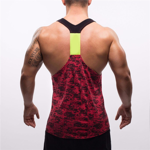 2019ฤดูร้อนเสื้อผ้า Mens เพาะกายฟิตเนสดูดซับเหงื่อได้อย่างอิสระ Men Tanks เสื้อผ้า Singlets - Product Image 4