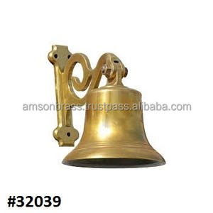 Campana de iglesia de metal de alto peso montada en la pared, venta al por mayor, campana colgante de recepción de campana de Navidad de latón metálico - Product Image 5